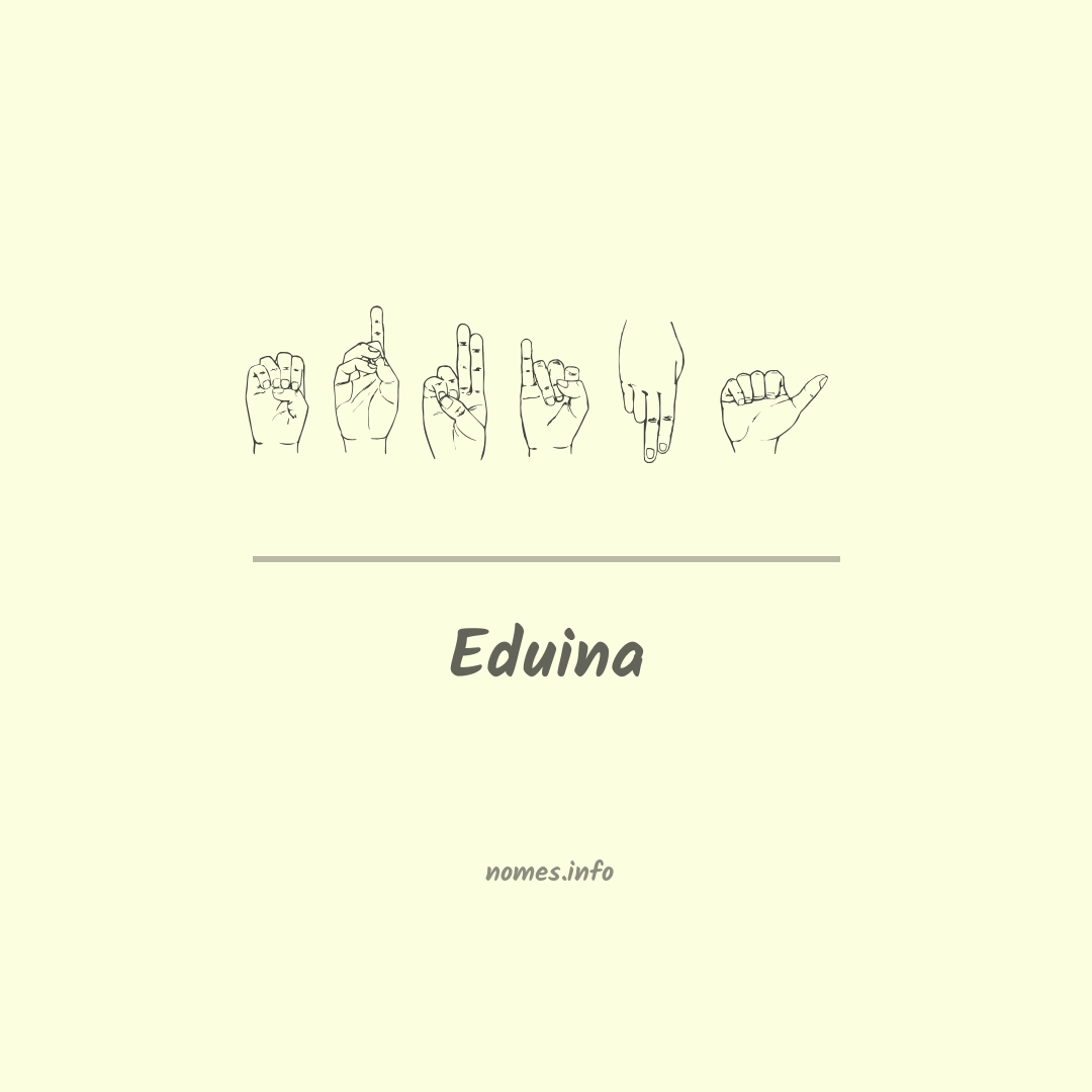 Eduina em Libras