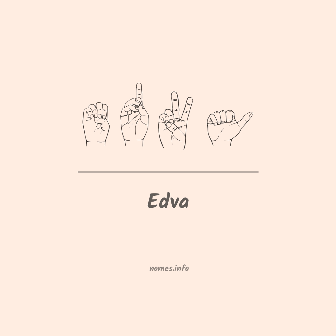 Edva em Libras