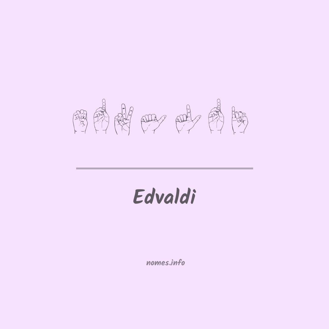 Edvaldi em Libras