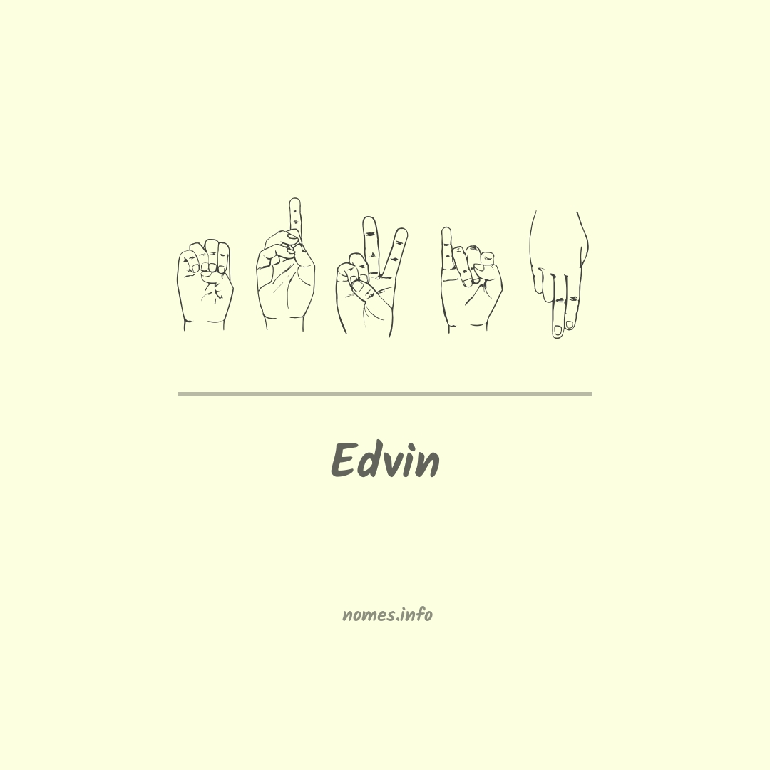 Edvin em Libras