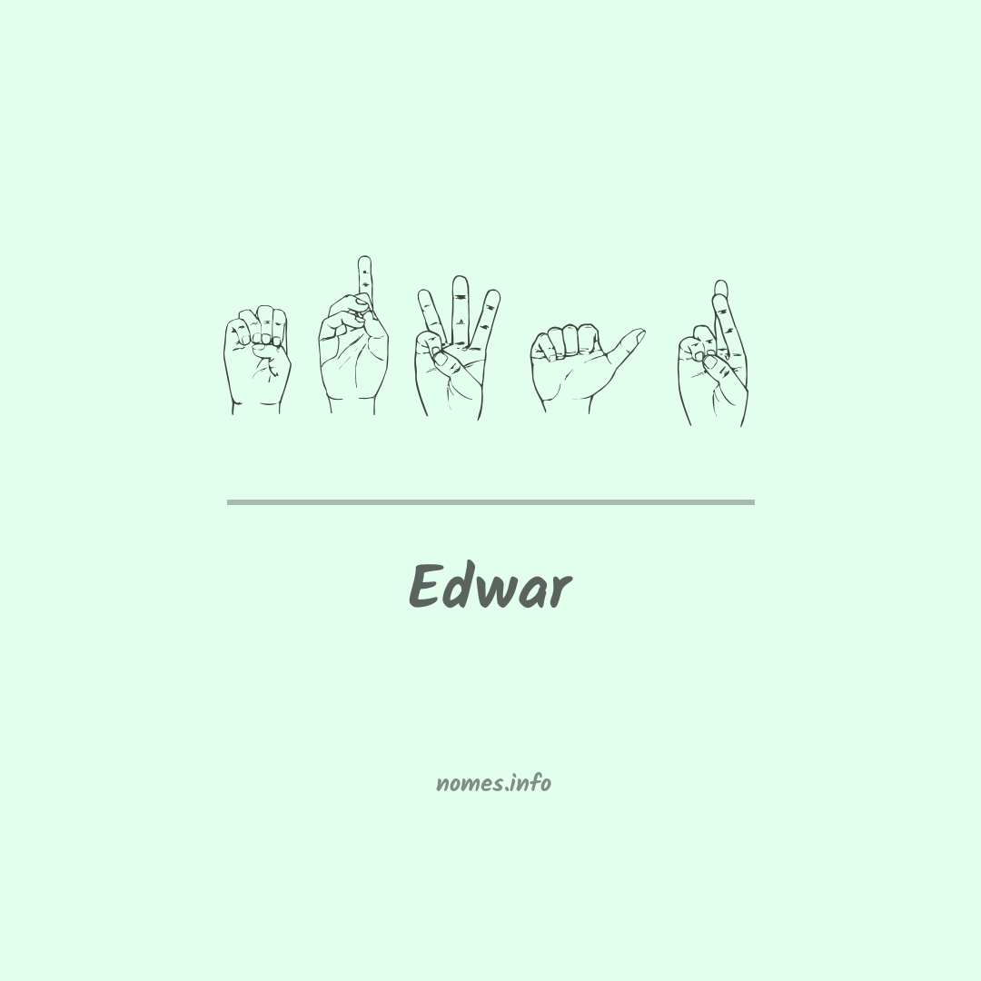 Edwar em Libras