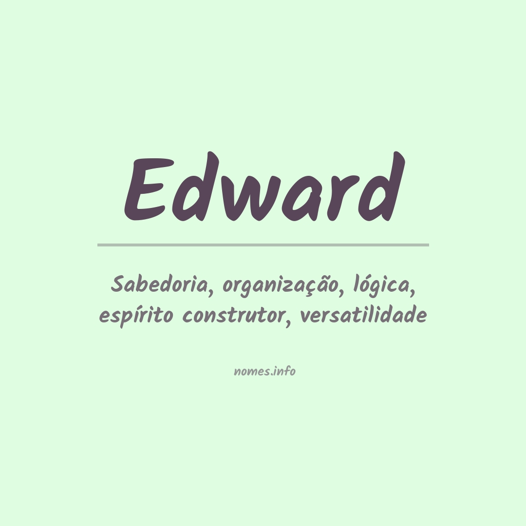 Significado do nome Edward