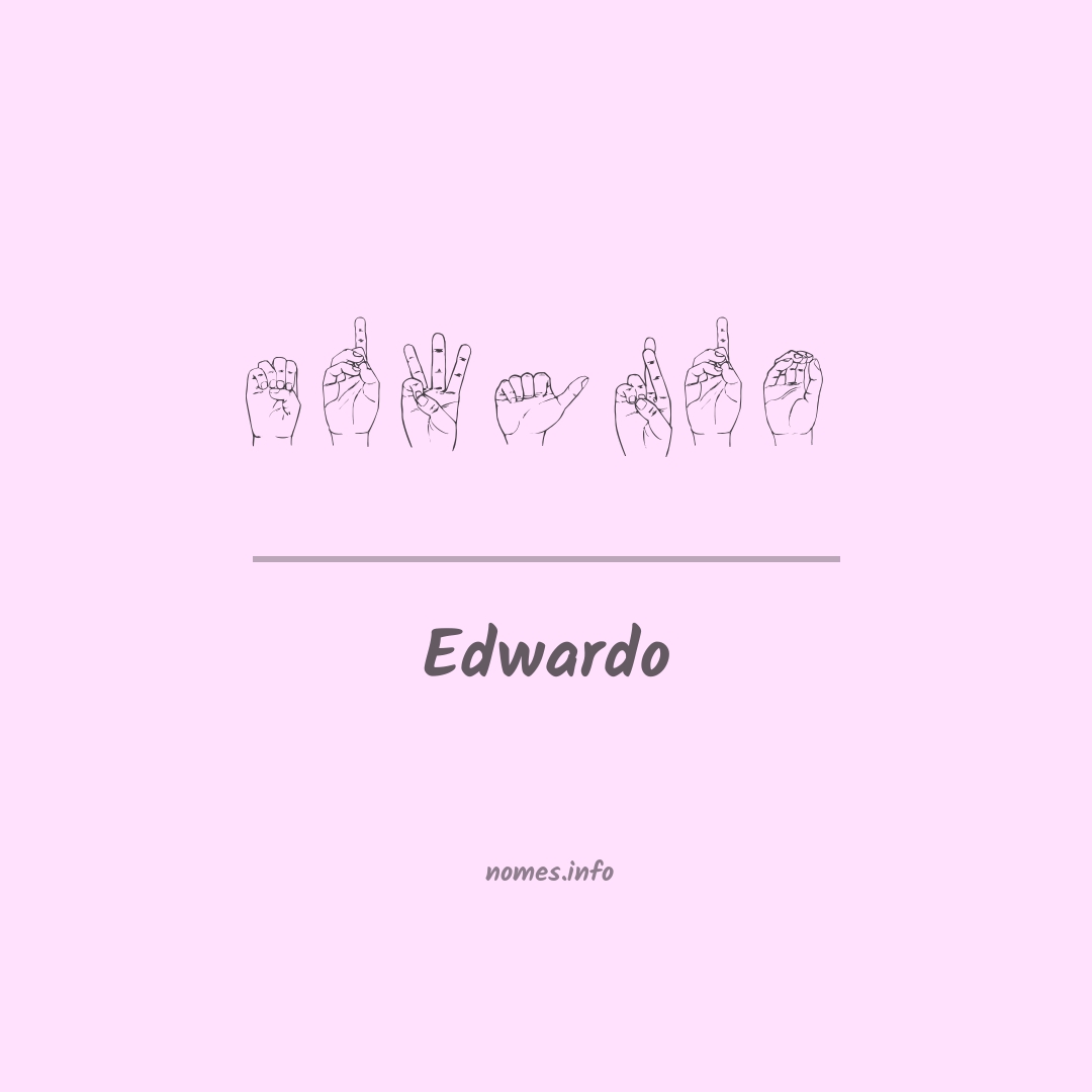 Edwardo em Libras