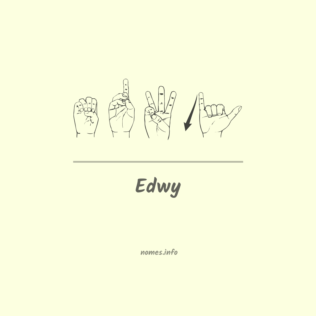 Edwy em Libras