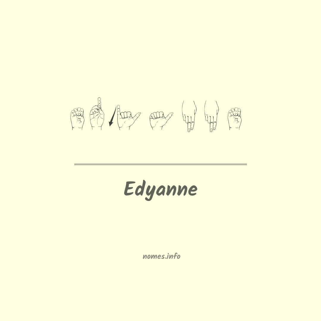 Edyanne em Libras