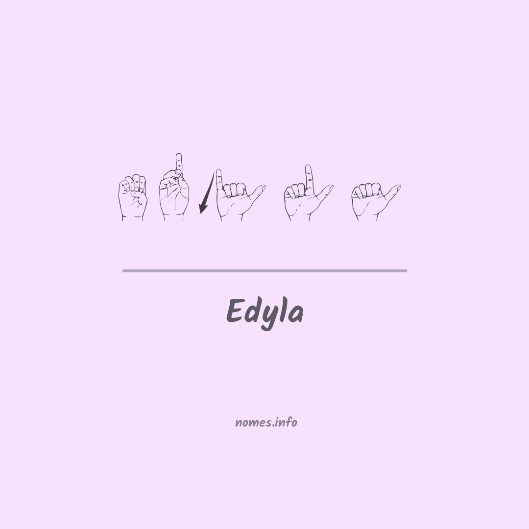 Edyla em Libras