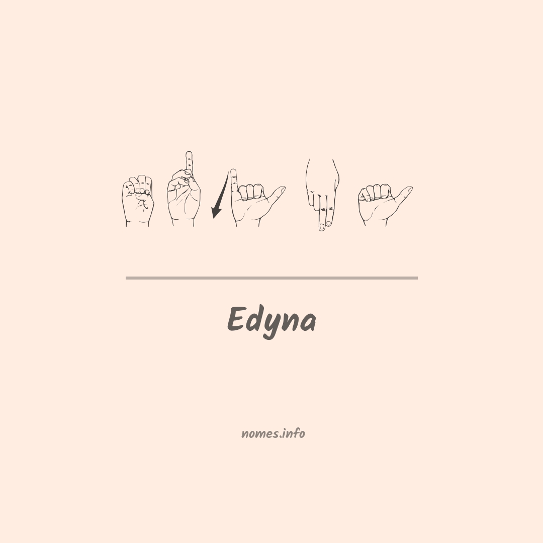 Edyna em Libras