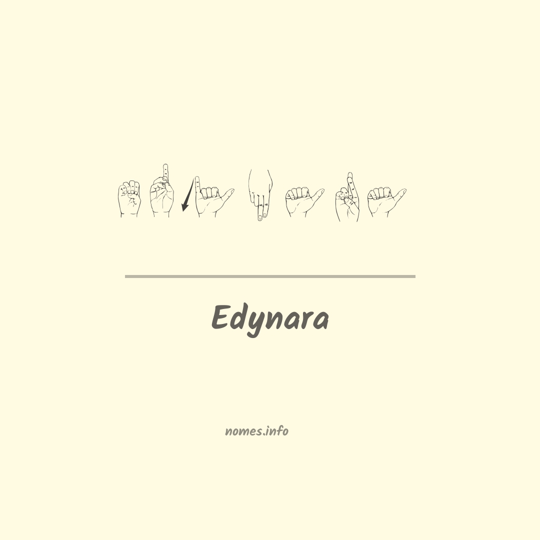 Edynara em Libras