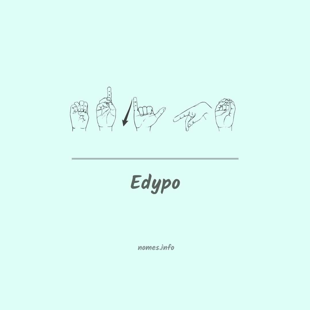 Edypo em Libras