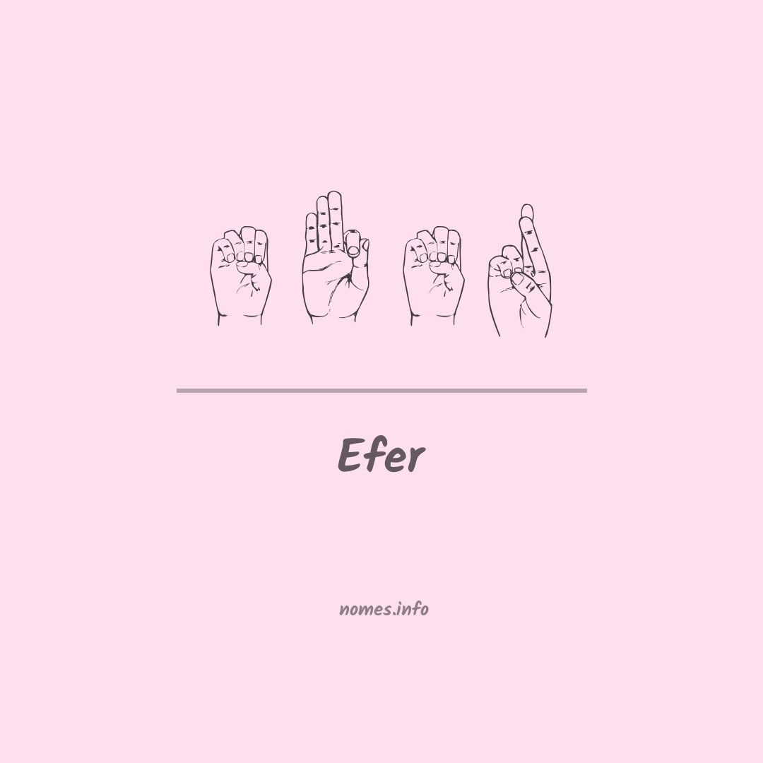 Efer em Libras