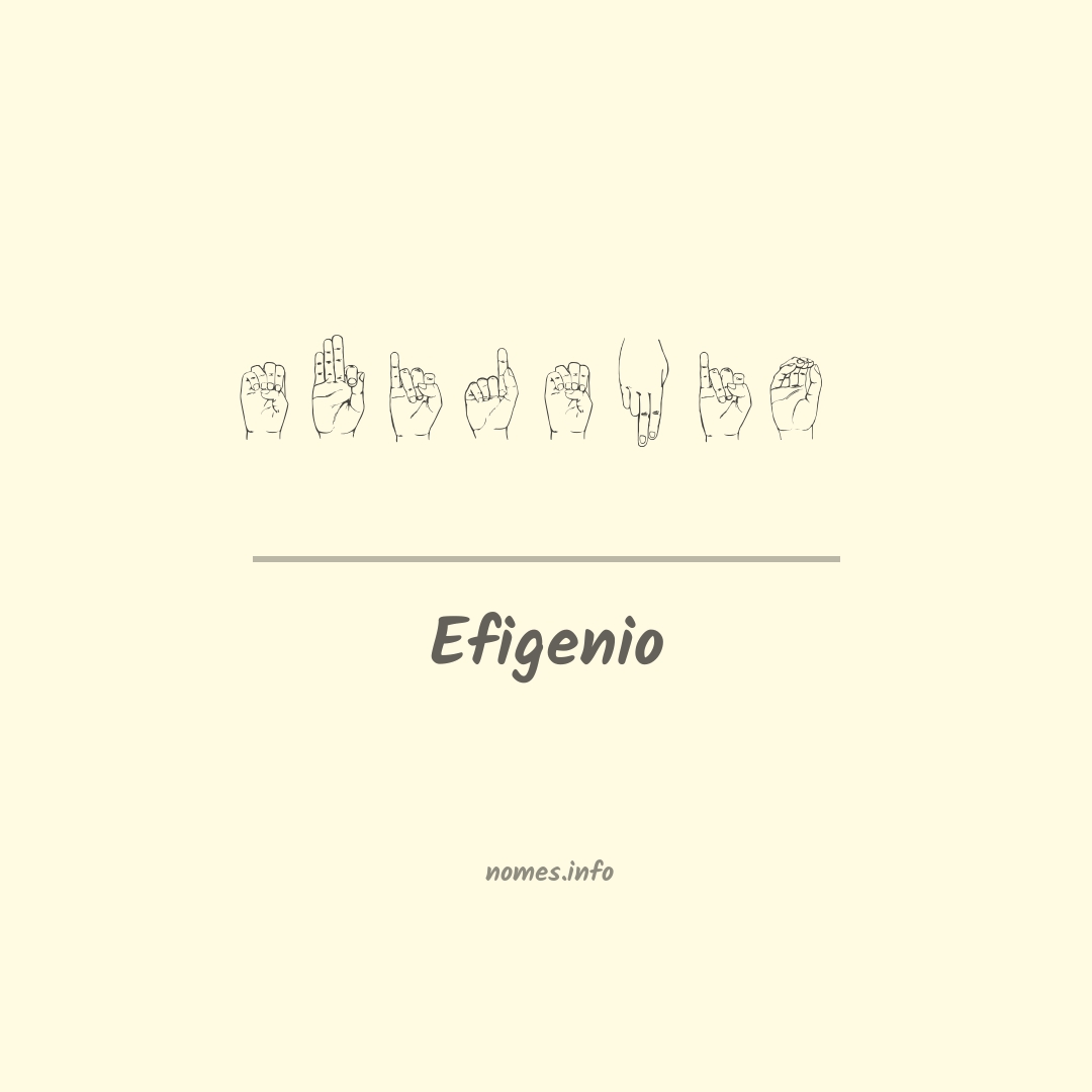 Efigenio em Libras