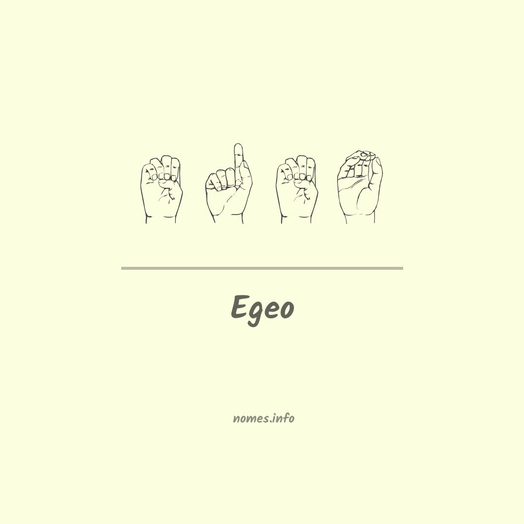 Egeo em Libras