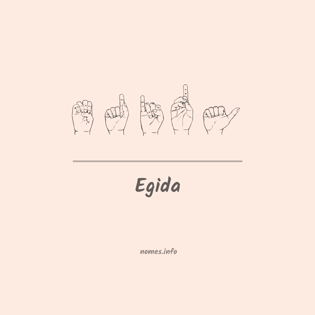 Egida em Libras