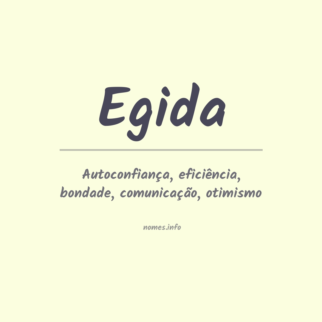Significado do nome Egida