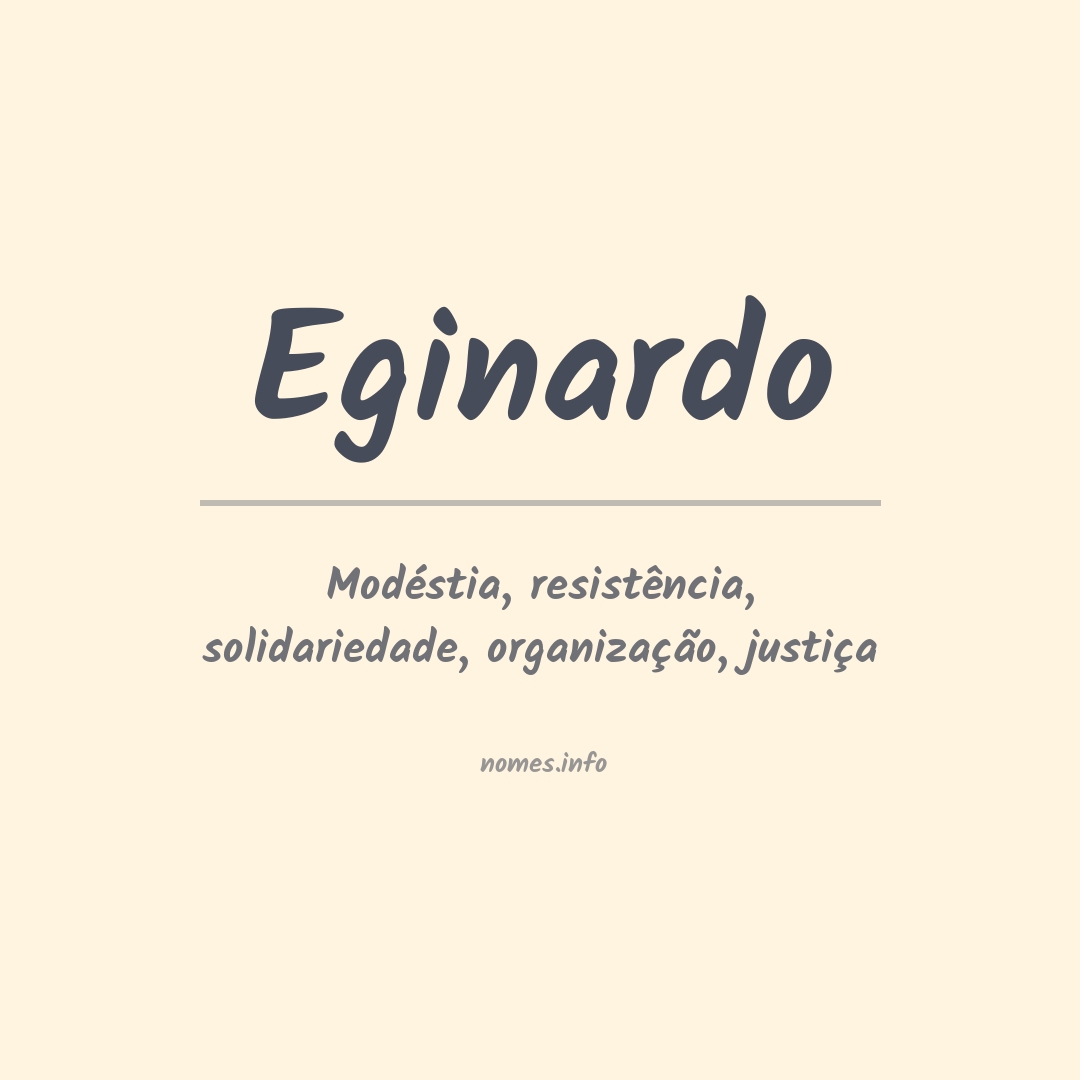 Significado do nome Eginardo