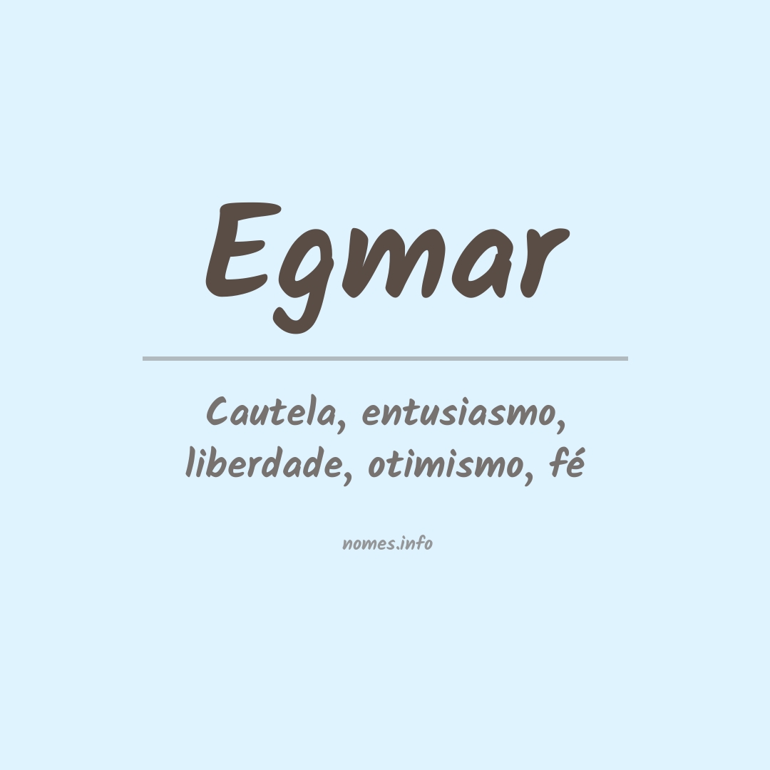 Significado do nome Egmar