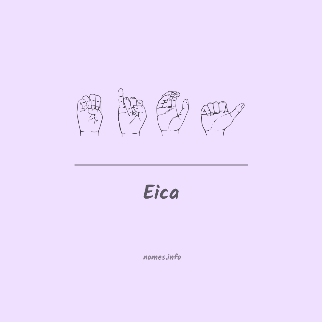 Eica em Libras