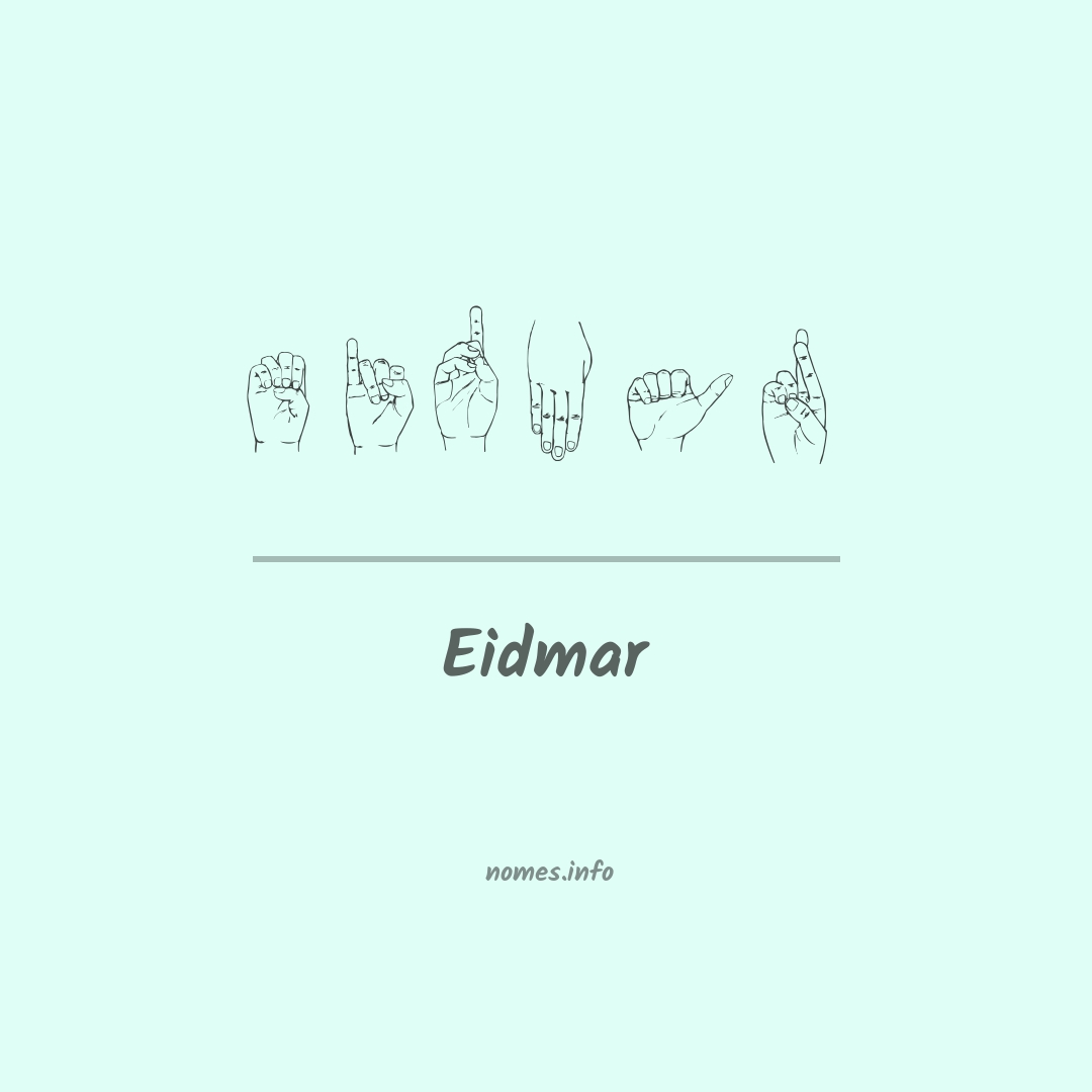 Eidmar em Libras