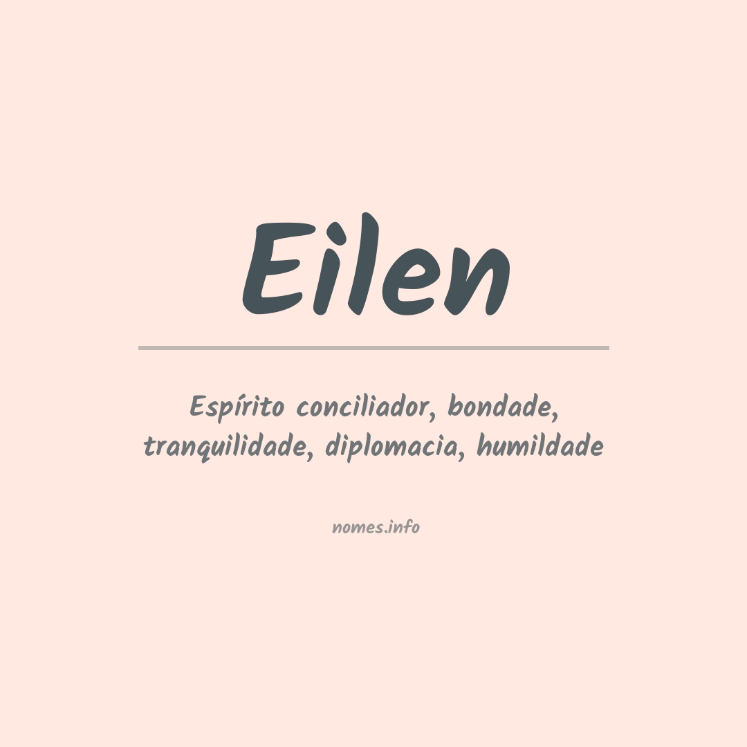 Significado do nome Eilen