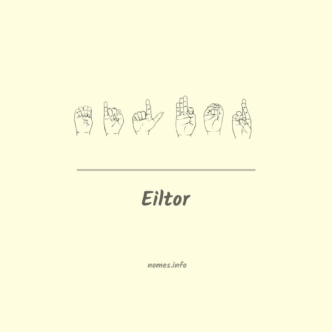 Eiltor em Libras