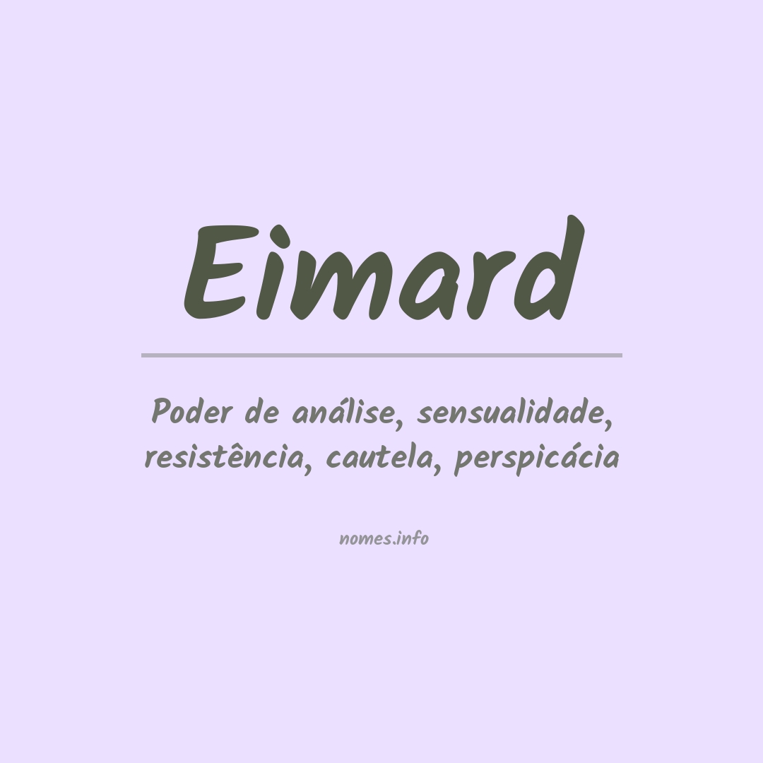 Significado do nome Eimard