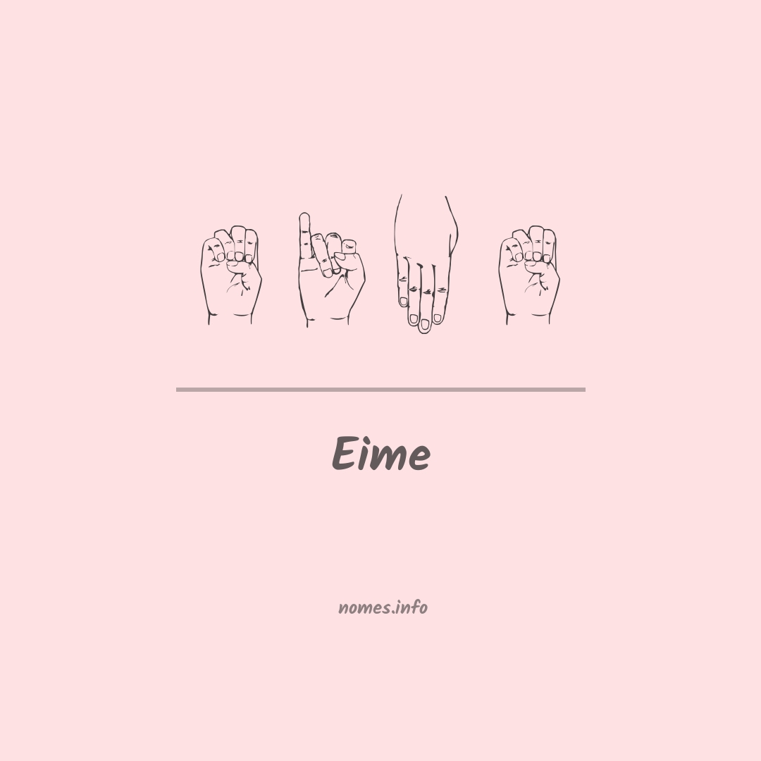 Eime em Libras