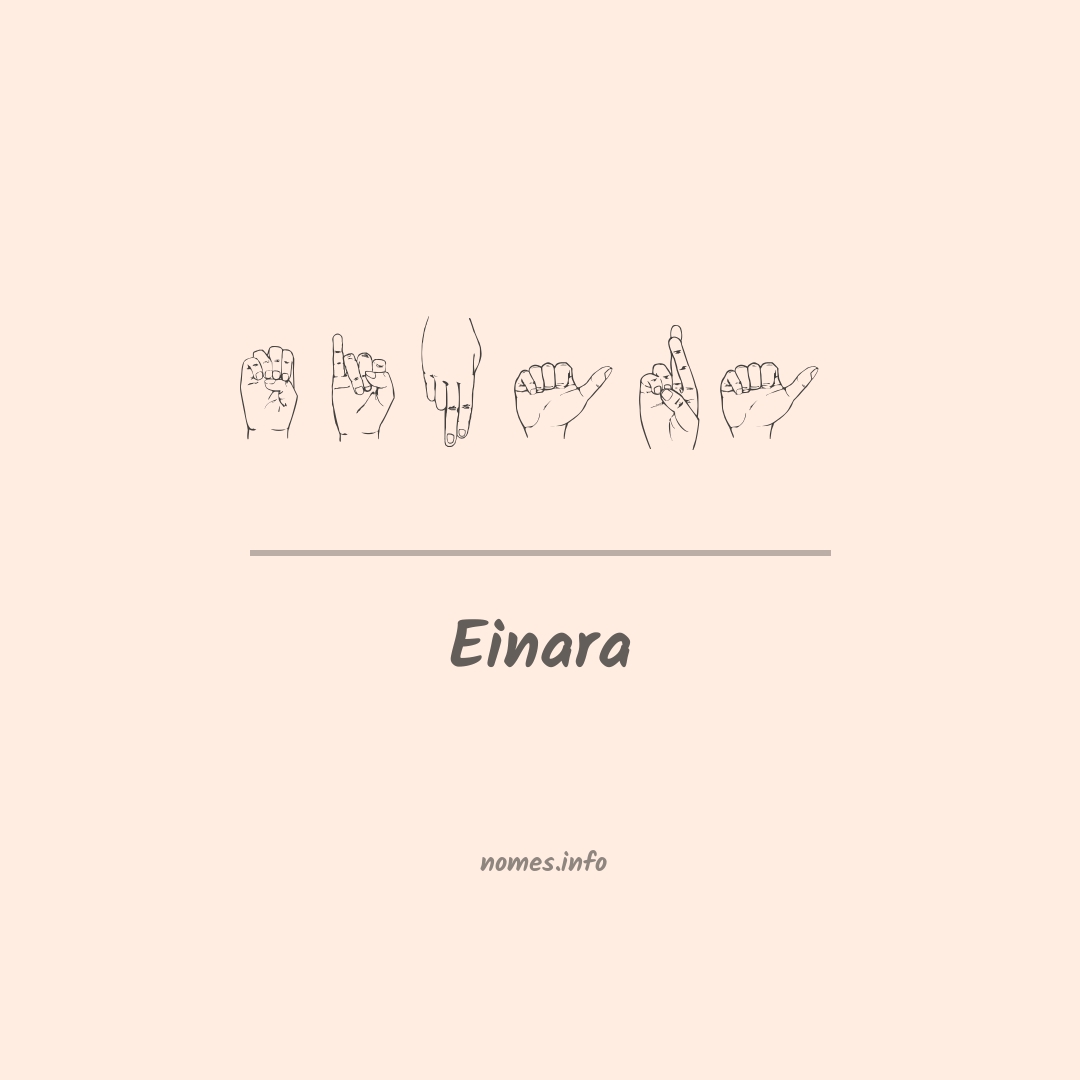 Einara em Libras