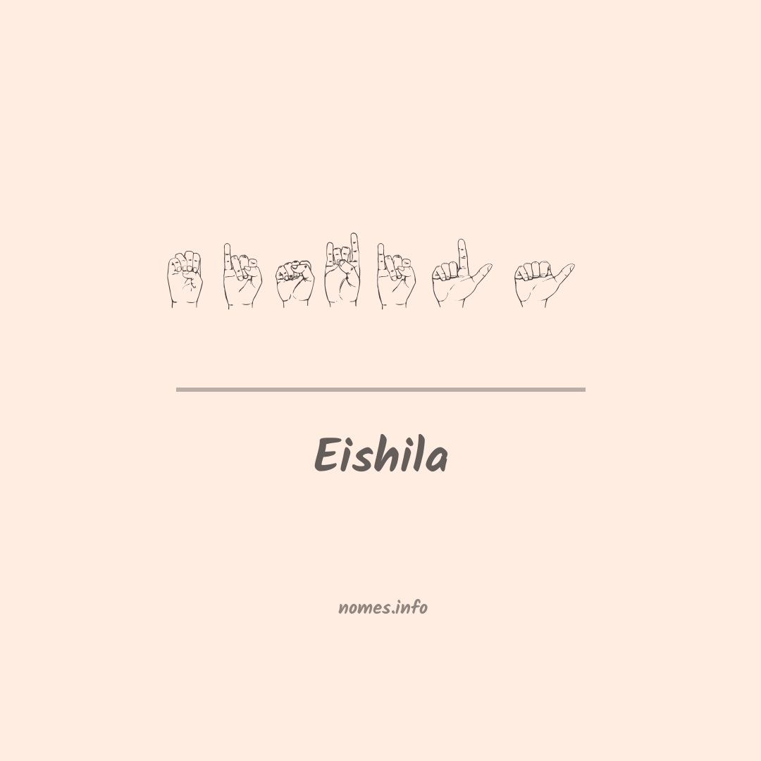Eishila em Libras