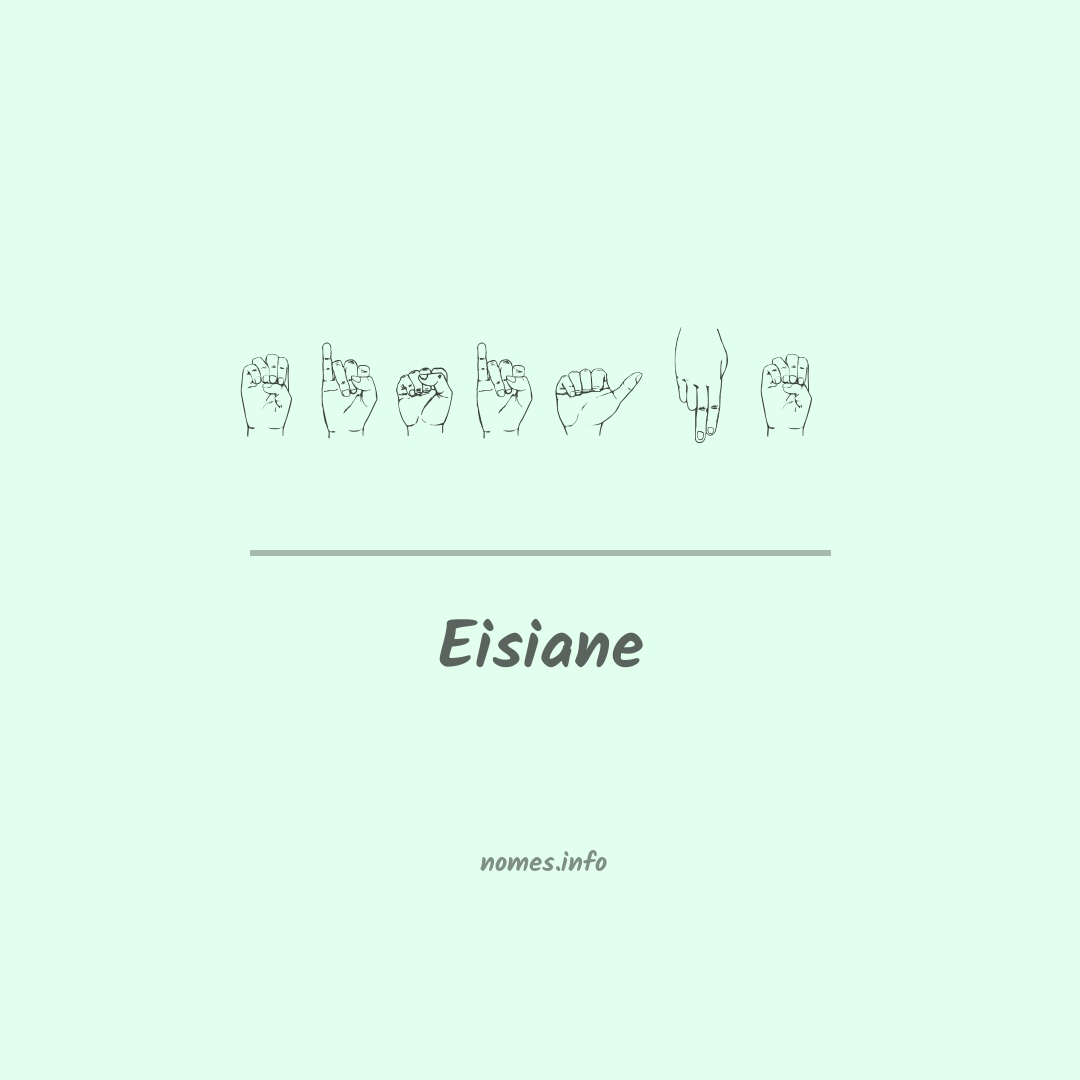 Eisiane em Libras