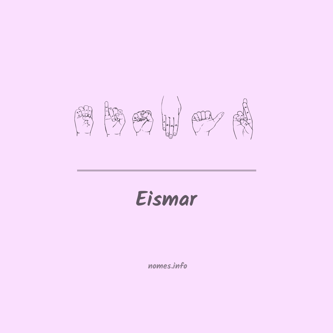 Eismar em Libras