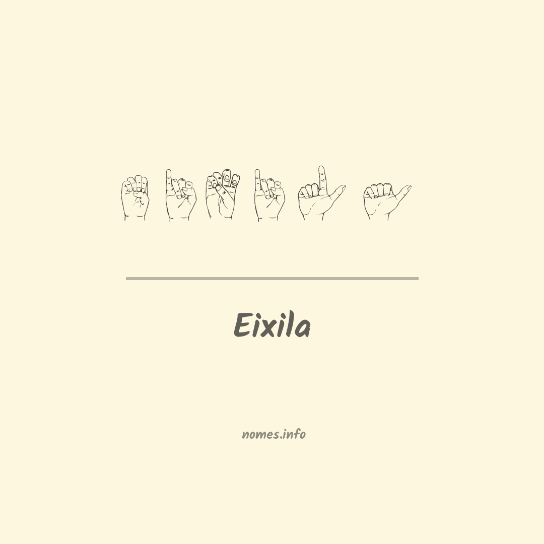 Eixila em Libras
