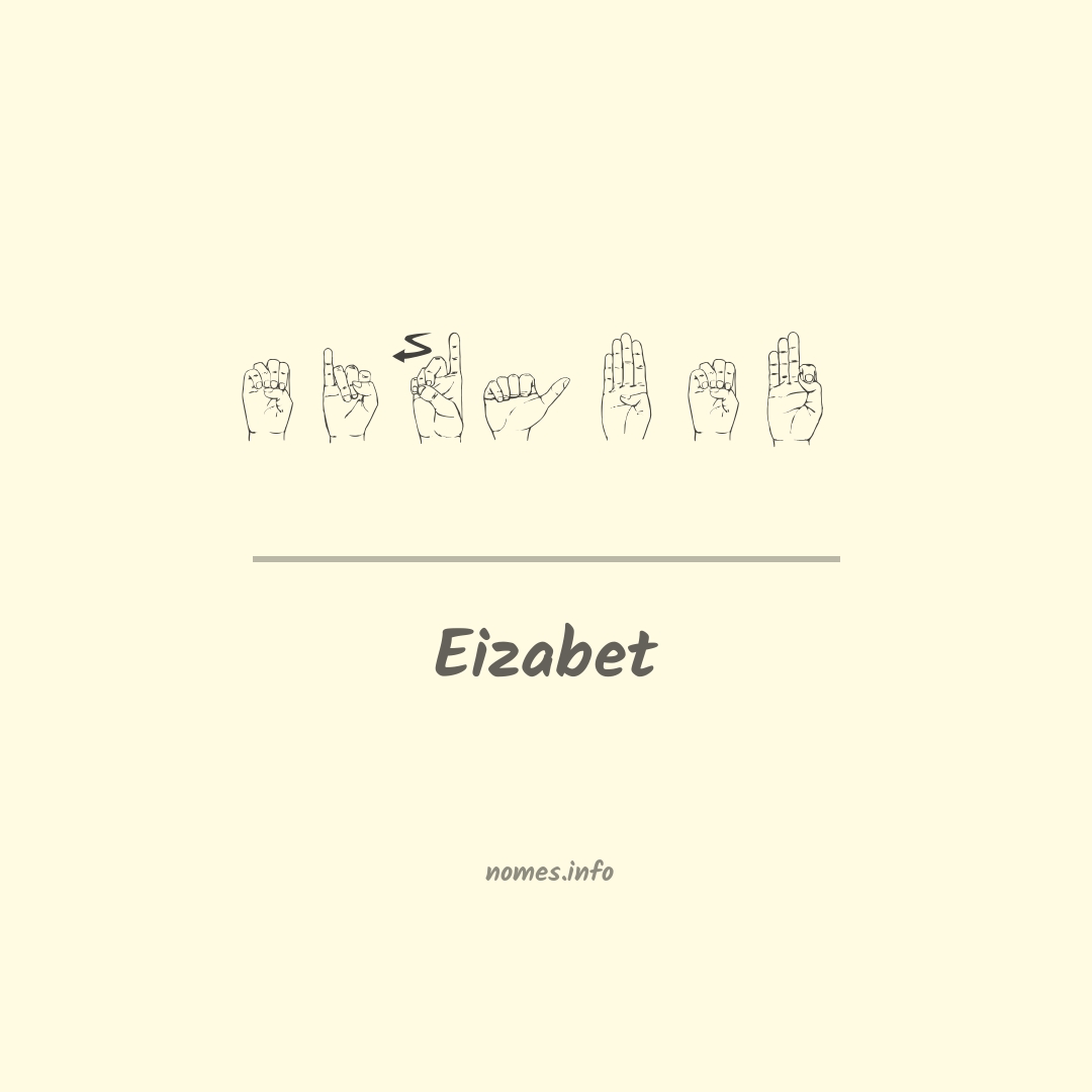 Eizabet em Libras