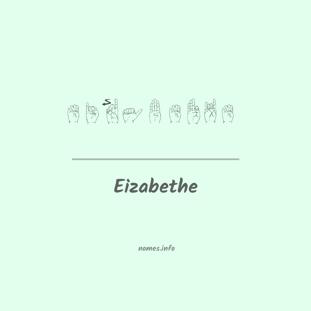 Eizabethe em Libras