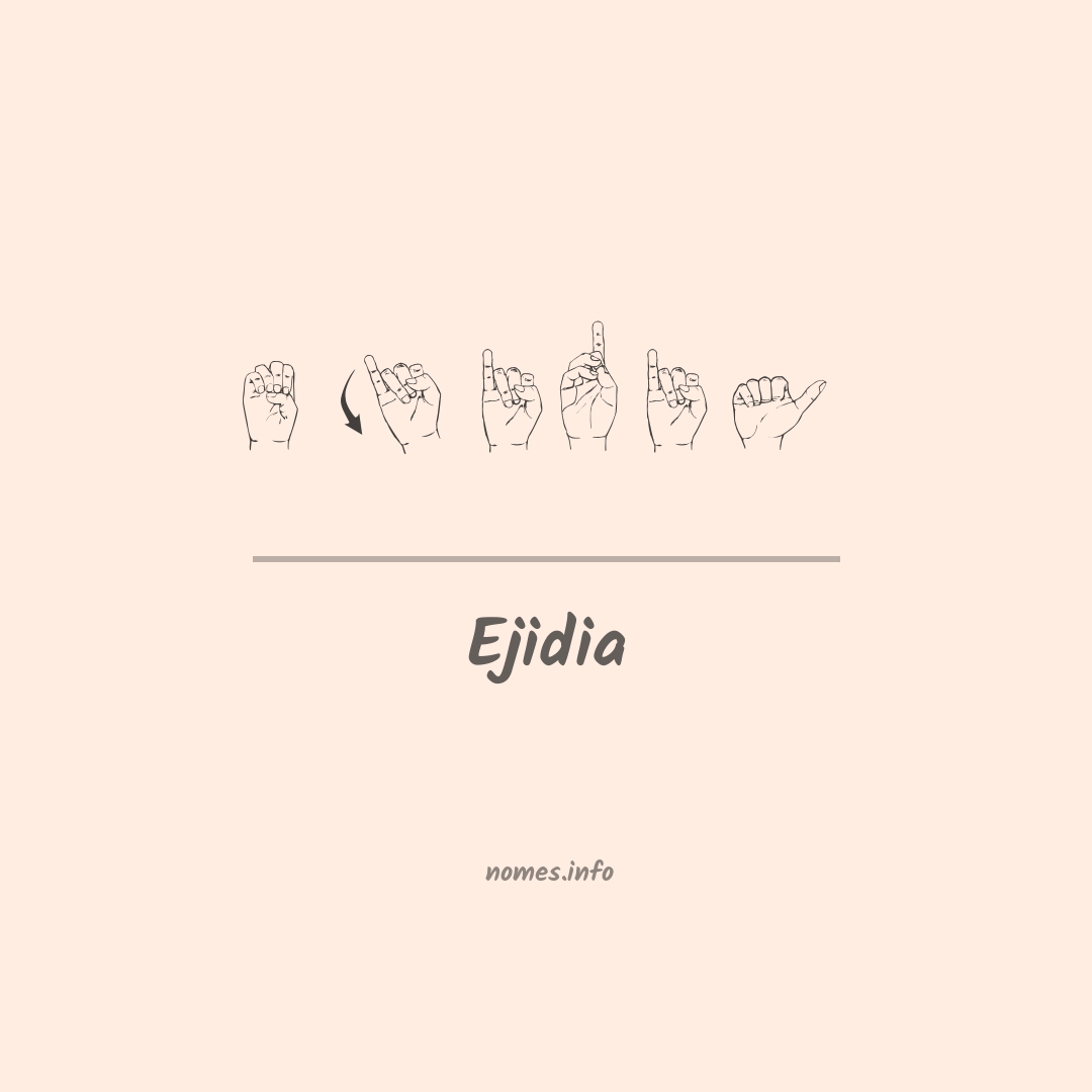 Ejidia em Libras