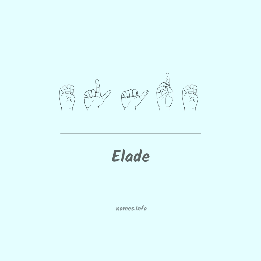 Elade em Libras Elade em Libras