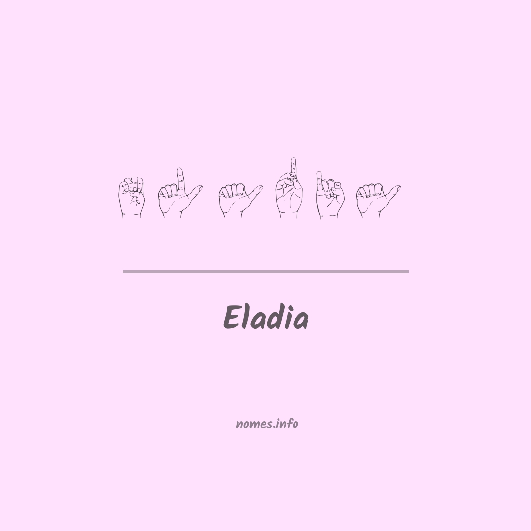 Eladia em Libras