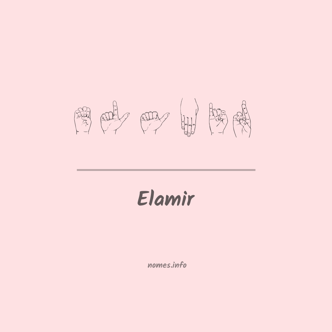 Elamir em Libras