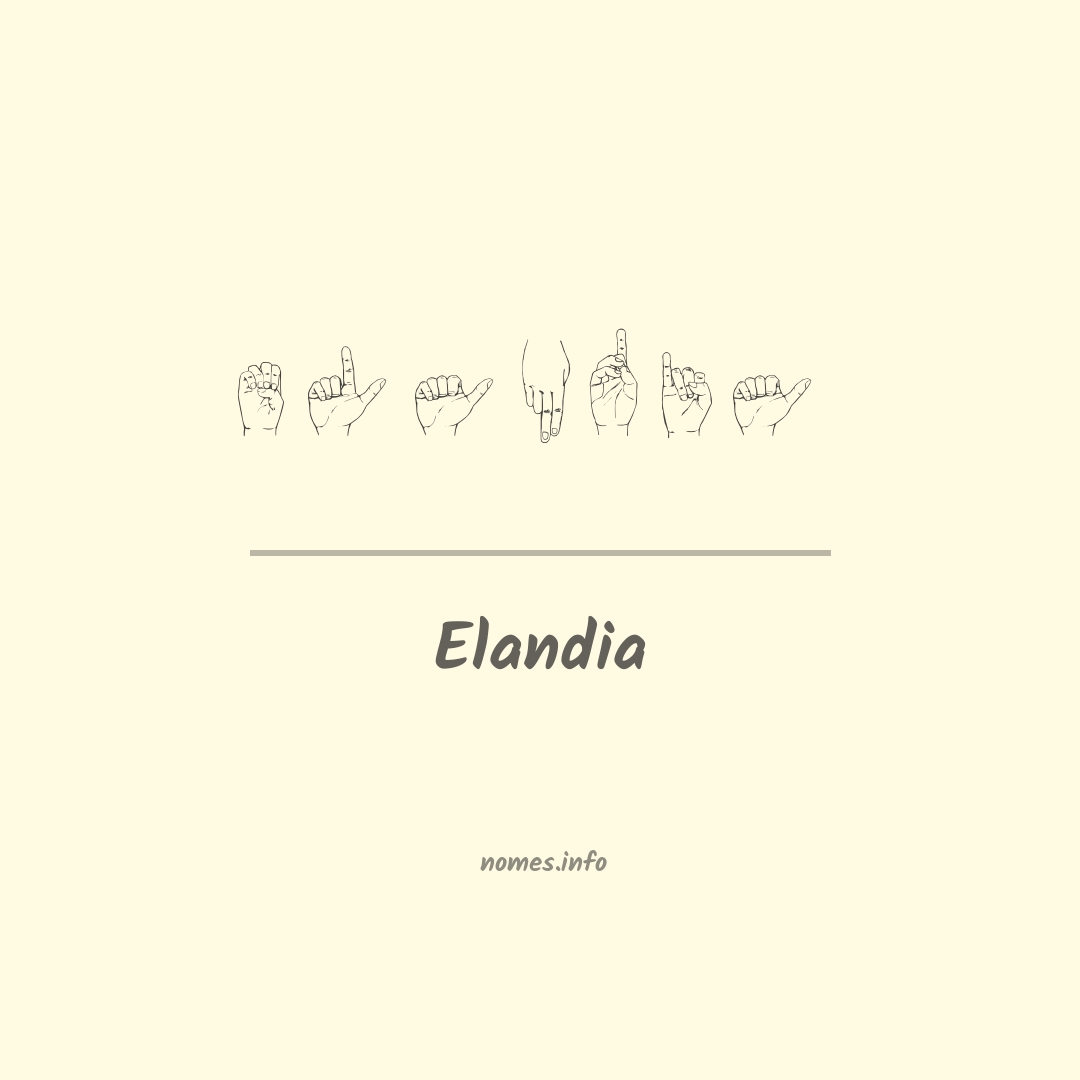 Elandia em Libras
