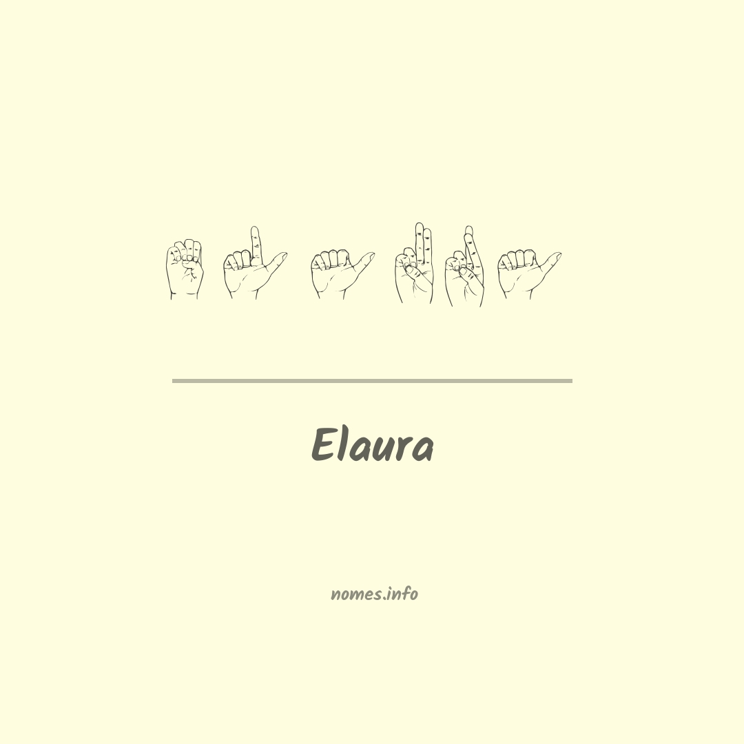 Elaura em Libras
