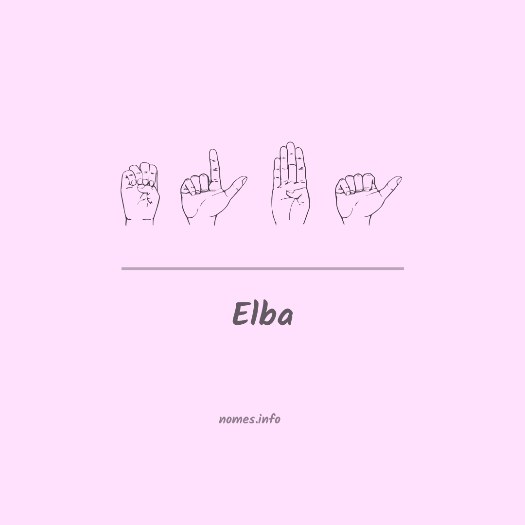Elba em Libras