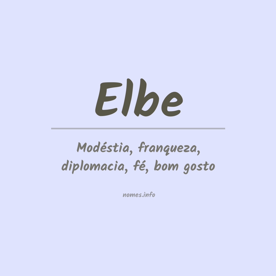 Significado do nome Elbe