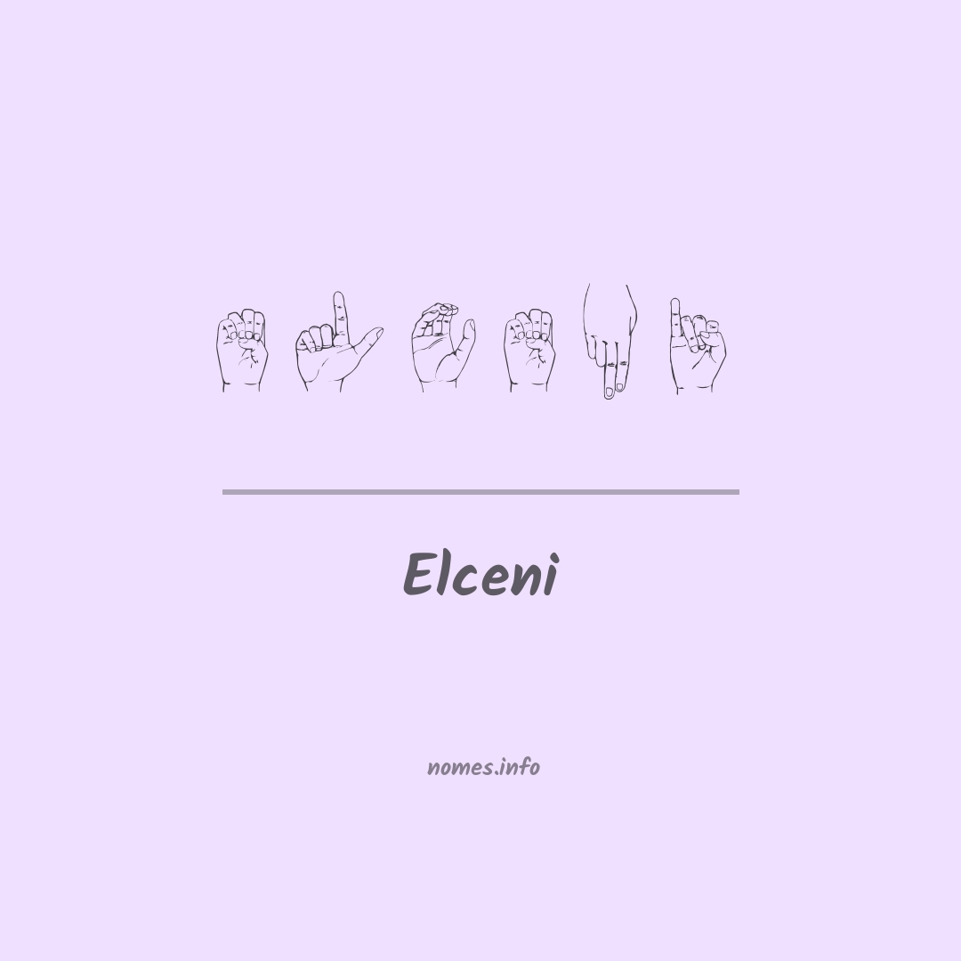 Elceni em Libras