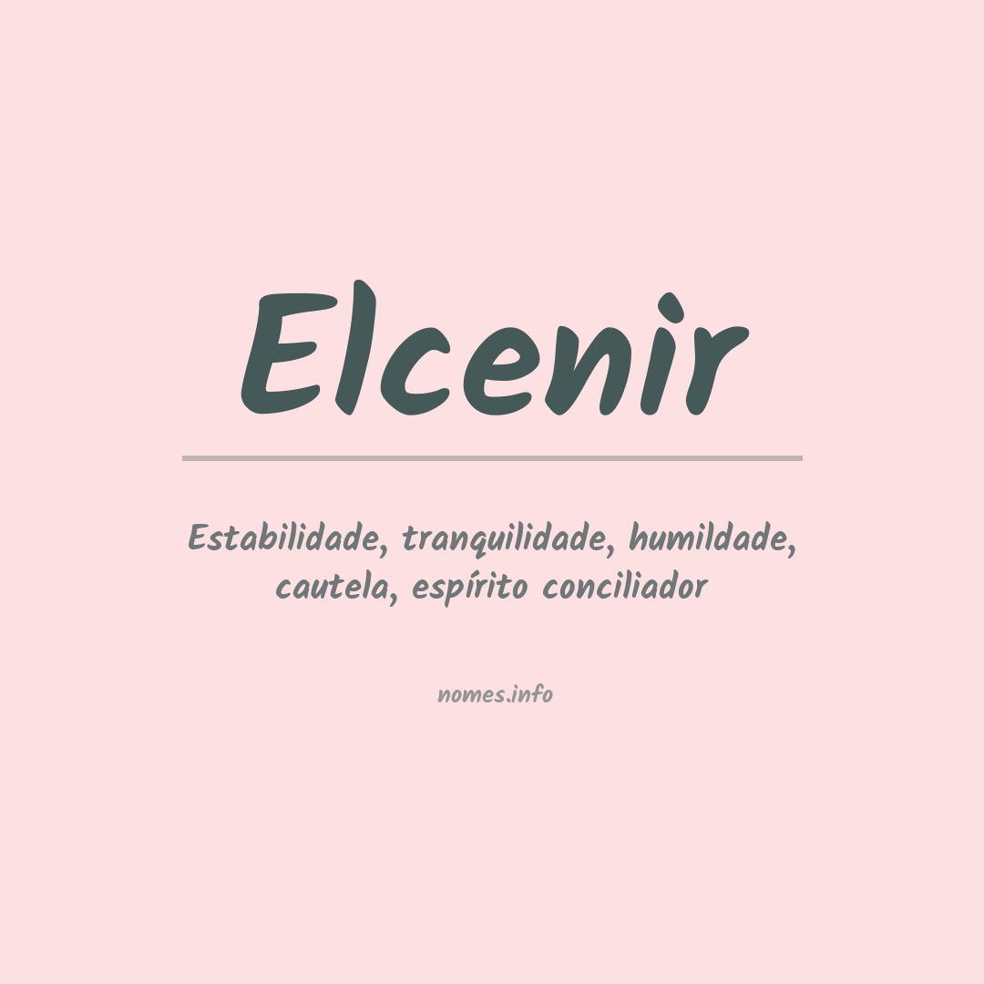 Significado do nome Elcenir