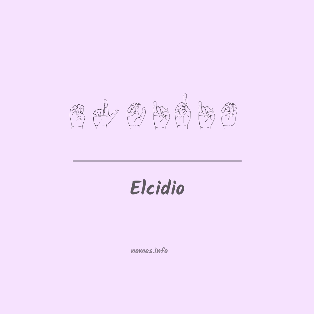 Elcidio em Libras
