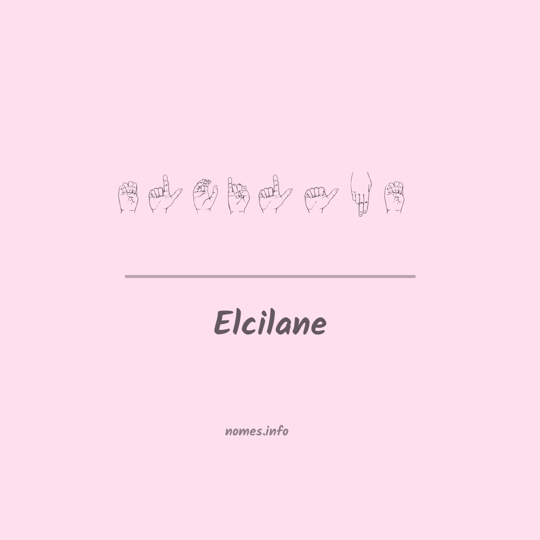 Elcilane em Libras