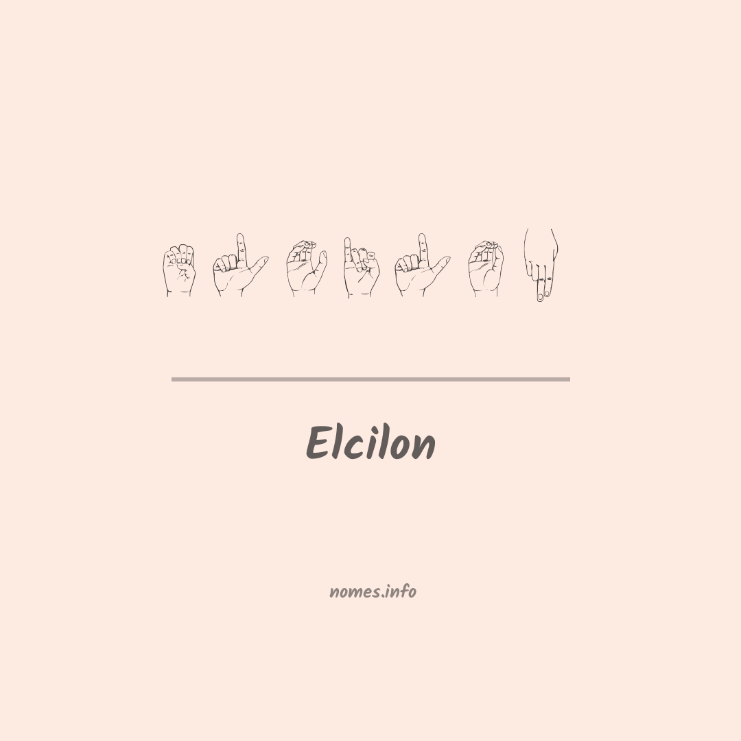 Elcilon em Libras