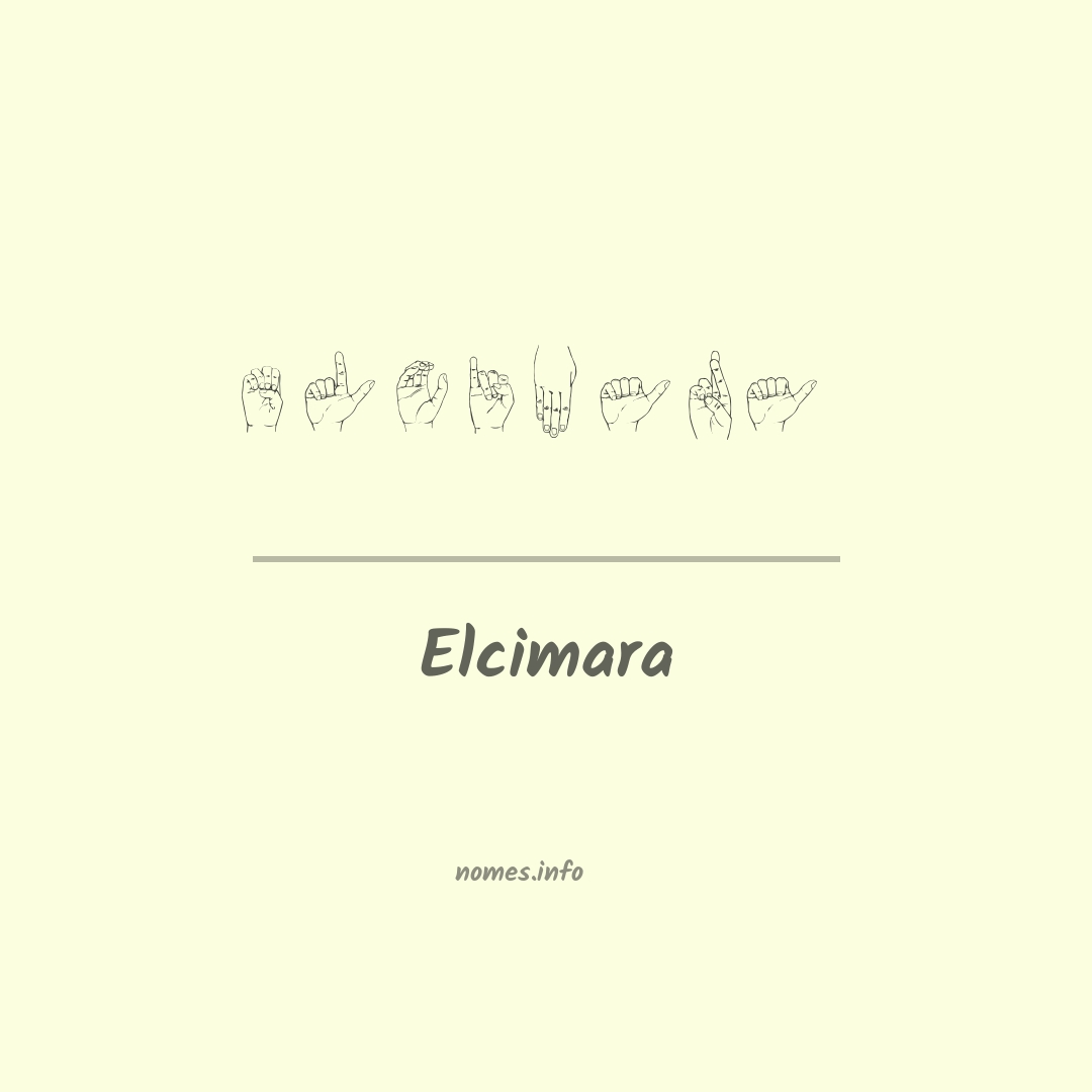 Elcimara em Libras