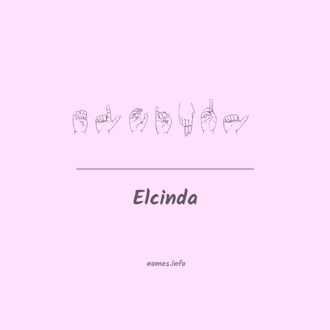 Elcinda em Libras