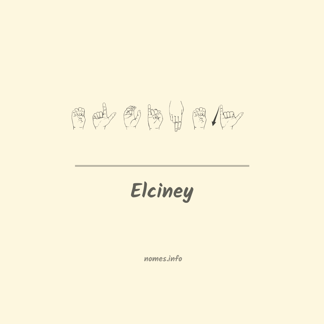 Elciney em Libras