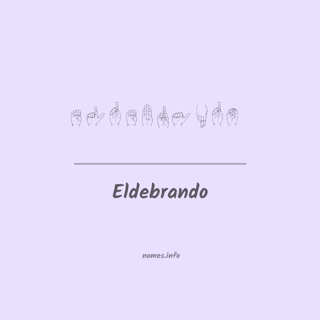 Eldebrando em Libras